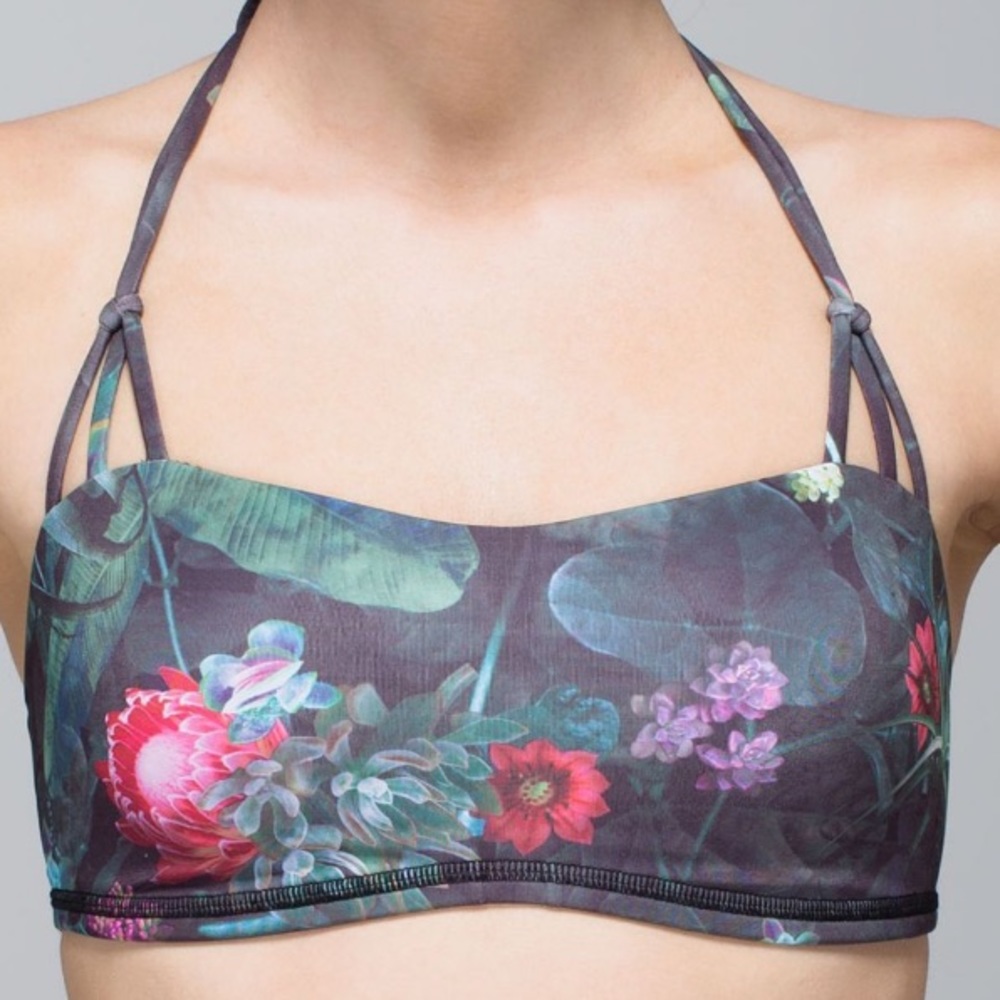 Lululemon 'Curious Jungle' Halter Bra Top
